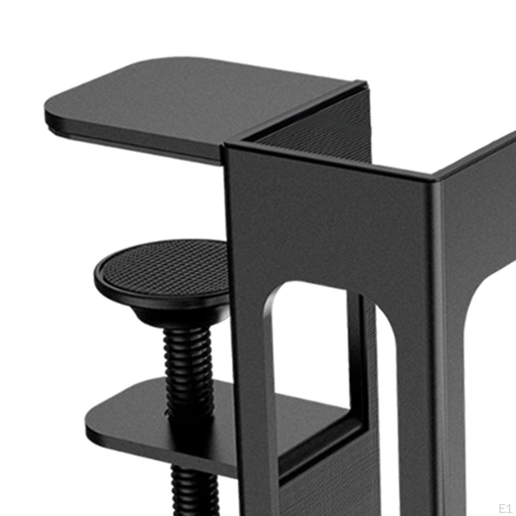 Настольный органайзер для хранения без сверления под держателем для ноутбука с подставкой для наушников