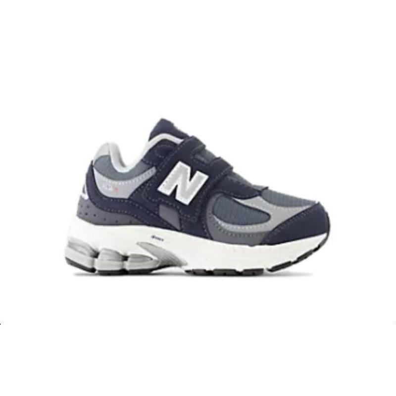 New Balance 2002 Липучки Малыши Синий Серебристый Низкие Ходячие Ботинки IV2002SF
