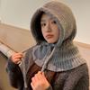 Ear Protection Knitted Hat Women's Autumn and Winter Windproof Plush Thread Lei Feng Hat