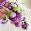 Versatile and Minimalist Grape Backpack Pendant, Car Keychain, Eason Chan's Support Pendant, Hand Woven Finished Product