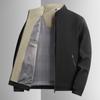Jacket Men's Autumn Senior Sense Middle-aged and Elderly Stand-up Collar Windproof Dad Casual Business Men's Fashion Versatile Top