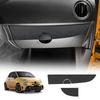 Верхняя замшевая наклейка LHD RHD Для Fiat 500 2008-2024 Abarth 595/695 2012-2024 Салонный аксессуар: отделка ящика для пассажира на переднем сиденье