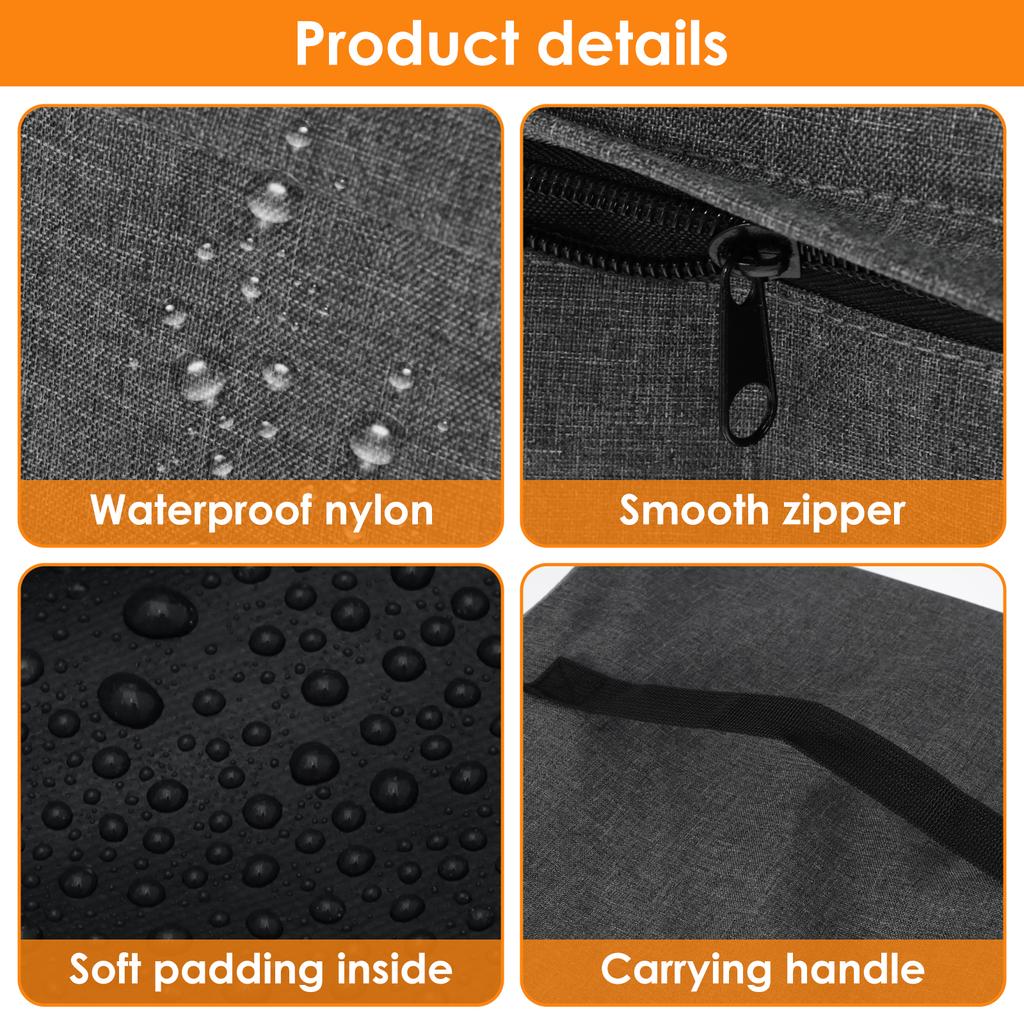 Пылезащитный чехол для фритюрницы AG301 AG302 AG400 с карманами для хранения и ручкой, водонепроницаемый прочный кухонный тостер для выпечки, пылезащитный чехол