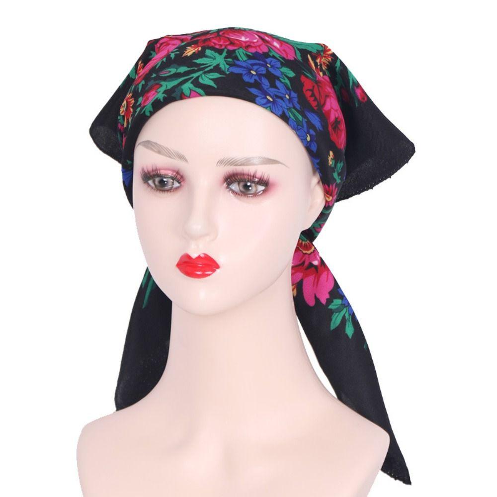 Soft Square Neck Scarves Sunscreen Square Shawl Simple Women Headwraps Ladies/Girls