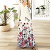 Womens Floral,Gradient Print Maxi Dresses Sexy Dresses Long Sleeve Elegant Fall Long Dresses Holiday Dresses for Women