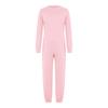 Unisex Kids Adaptive Clothing Round Neck Long Sleeve Back Zipper Cotton Jumpsuit Comfortable All Day Wear