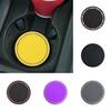 Car Cup Coasters Sparkling Rhinestone Cup Insert Coasters Non-Slip Silicone Drink Holder