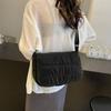 Square Nylon Padded Shoulder Bag Korean Style Cotton Padded Crossbody Bag  Streetwear
