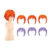 Sousai Shojo Teien After School Short Wig A [Orange & Purple] Overall Width: Approx. 63mm 1/10 Scale Plastic Model JK013