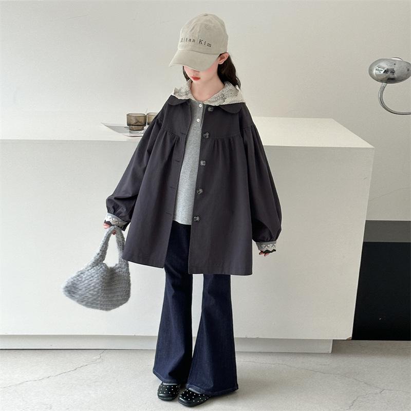 Девочковый модный кружевной жакет и тренч - Стильная осенняя мода для подростков