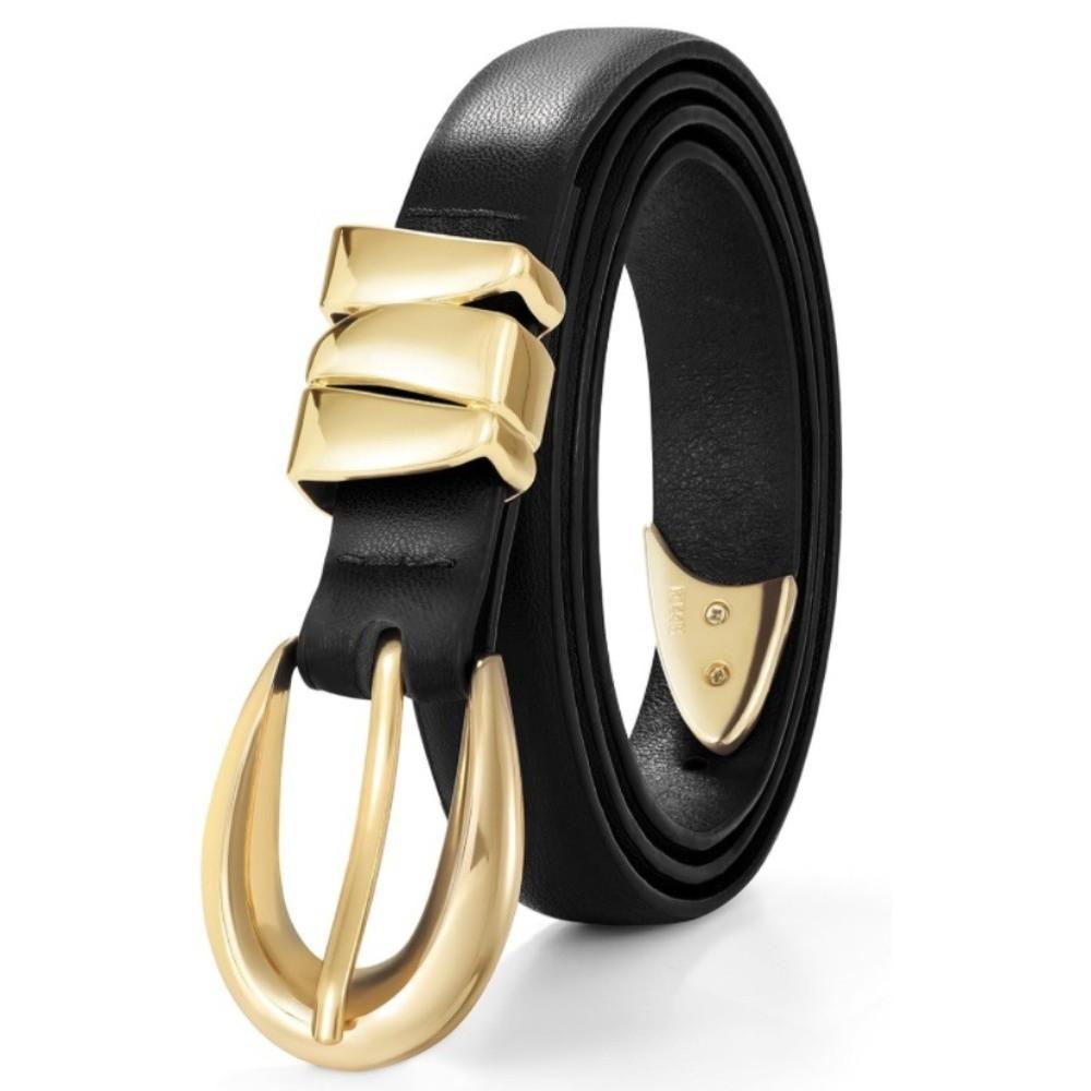 PU Leather Waistband Simple Waist Belts Casual Waist Strap Women