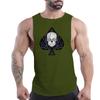 Four Seasons Adult Men'S Fitness Outdoor Crew Neck Vest Spades A Pattern 2d Printed Breathable Quick Drying Sleeveless Shirt