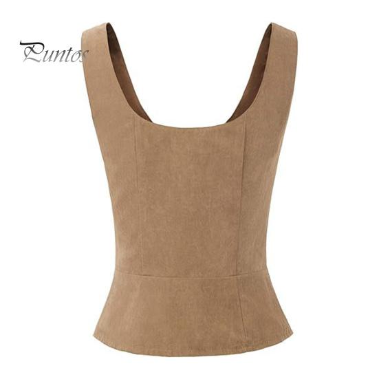 Женский жилет на шнуровке Ренессанс Vinatge с квадратным вырезом без рукавов Средневековый приталенный однотонный топ для косплея на Хэллоуин