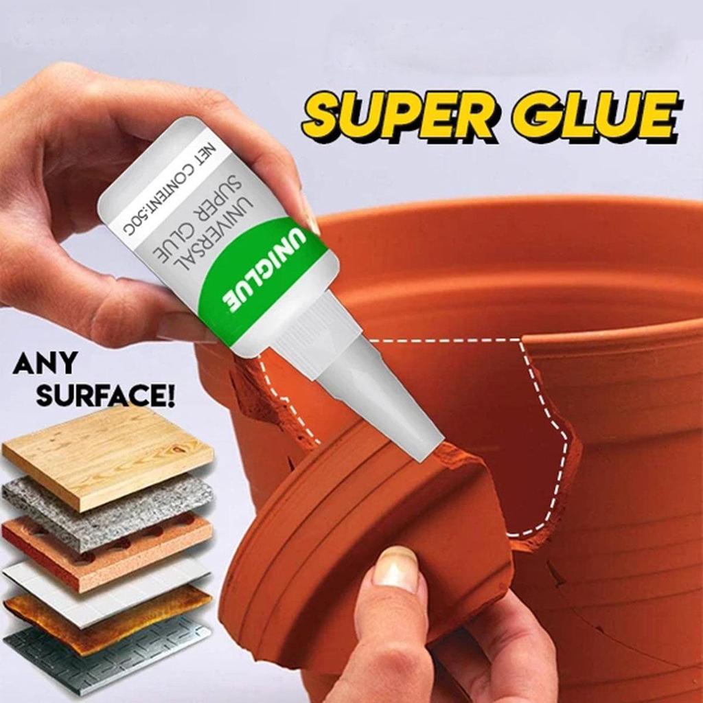 Universal Super Glue Small Potable Household Mighty Bond Waterproof All-Purpose Adhesive( 50ML)