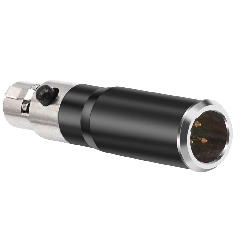 Мини 4-контактный XLR-разъем (мама) на 3-контактный Mini XLR-разъем (папа) для надежного подключения слухового оборудования
