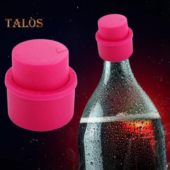 Drink Stopper Push Type Keep Soda Freshness Soft Practical Bottle Pump Dispenser Saver Lid Sealer Refrigerator Accessories