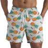 Летние мужские повседневные шорты с 3D-принтом на морском побережье, повседневные свободные прямые пляжные шорты