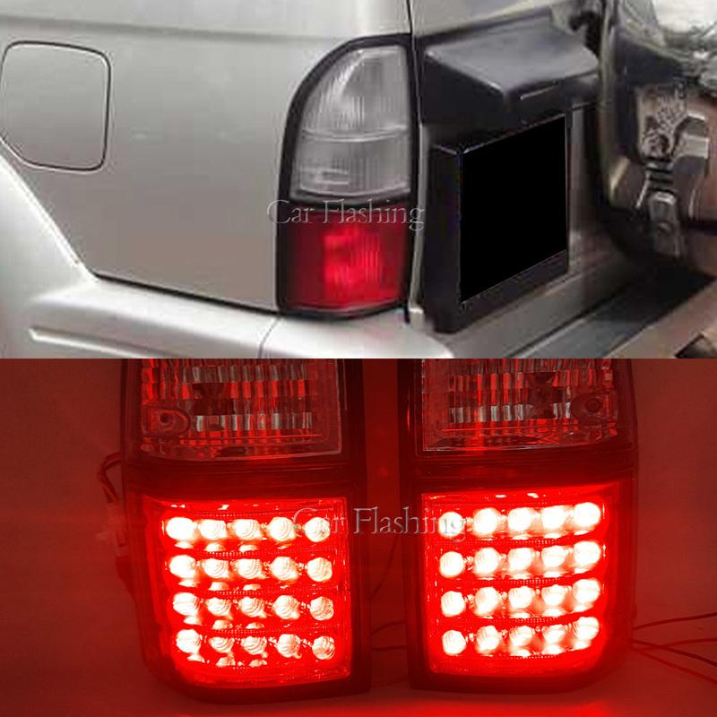 For Toyota Prado Land Cruiser 90 1997 1998 1999 2000 2001 2002 Car Rear LED Light Turn Signal Warning Stop Fog Lamp Tail Light