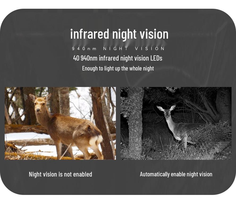 DL001 Инфракрасная 2-дюймовая камера ночного видения HD для охоты на открытом воздухе