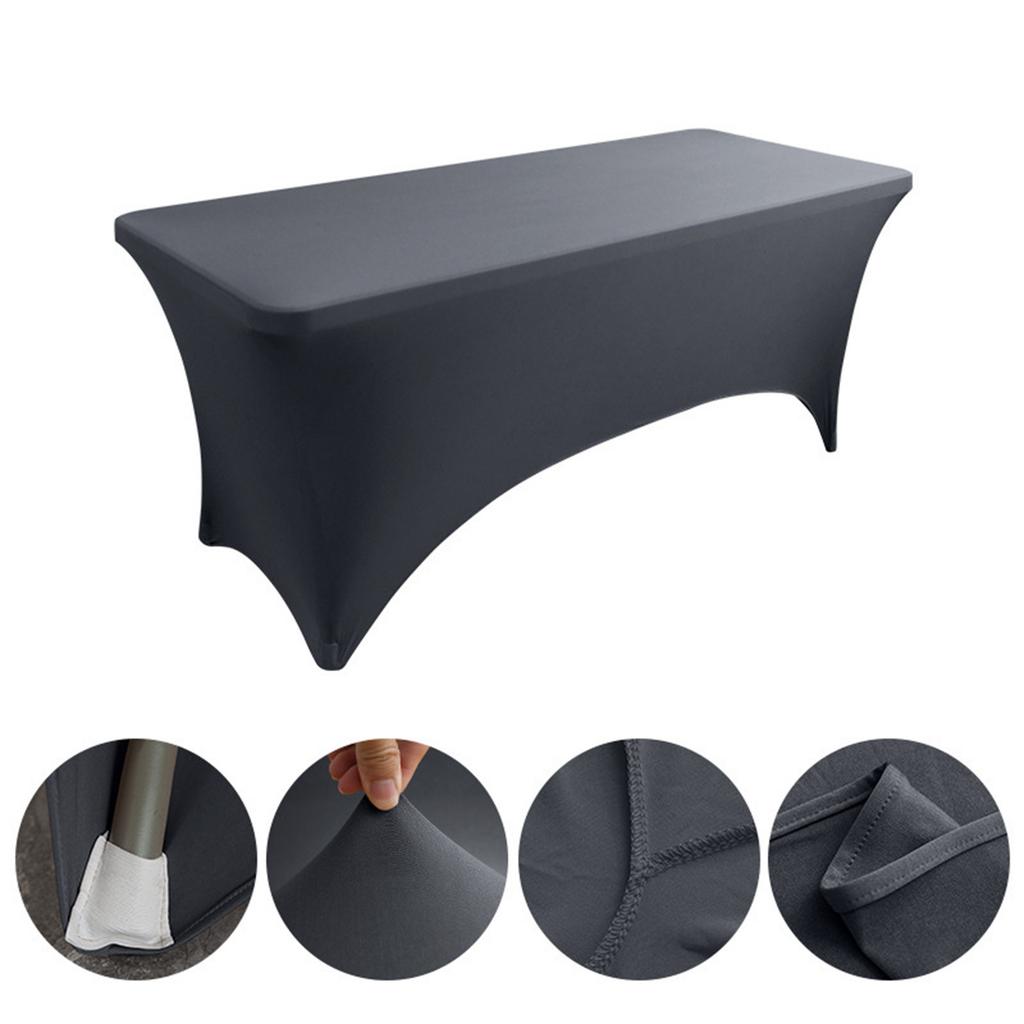6 футов эластичная скатерть на резинке с карманами для ног праздничные украшения стола