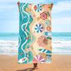 New, Double-sided Velvet Beach Towel Quick-drying Sports Towel Printed Bath Towel