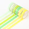 6 рулонов/лот Радужный малярный скотч Лента васи Однотонный малярный скотч Васи Клейкая бумажная лента Клейкая декорация