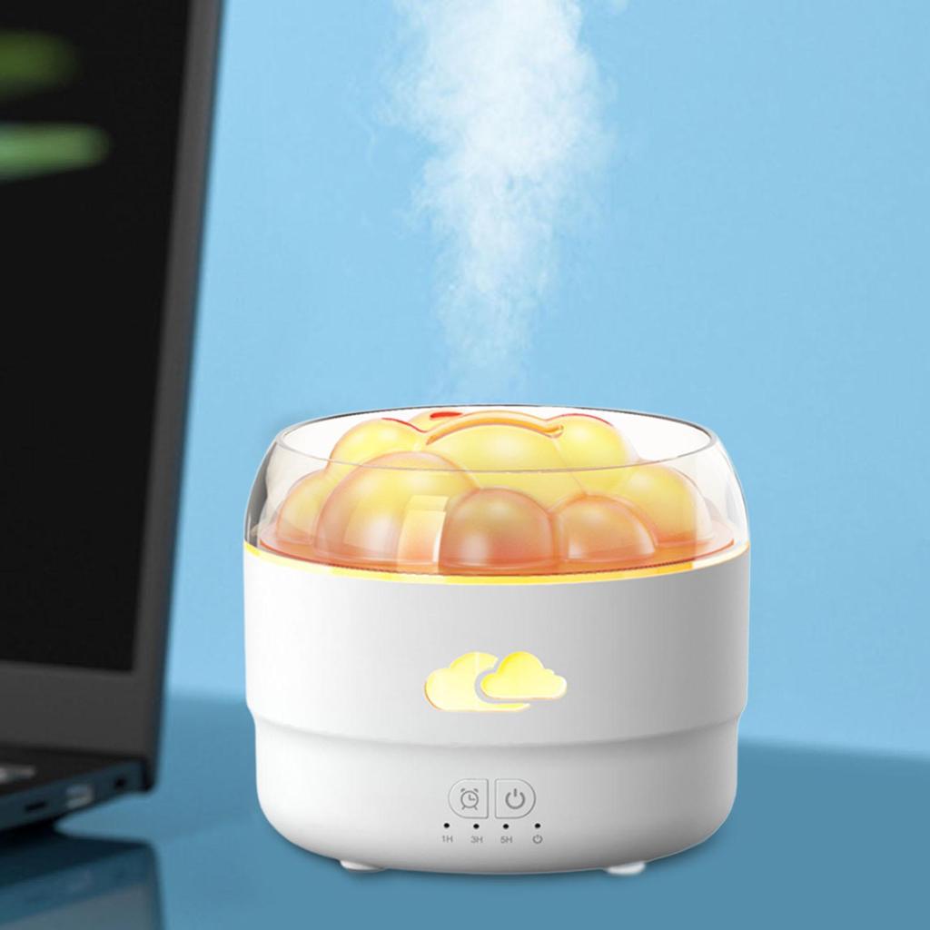 Essential Oil Diffuser Silent Mist Humidifier Table Desk Air Humidifier LED Lights for Housewarming Yoga Christmas Bedroom SPA