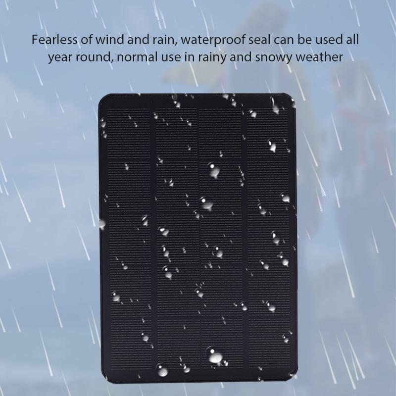 2 в 1 Micro USB+Type-C 4 Вт солнечная панель для наружной HD небольшой домашней камеры безопасности аккумулятор настенное крепление смартфон с кабелем питания 3 м