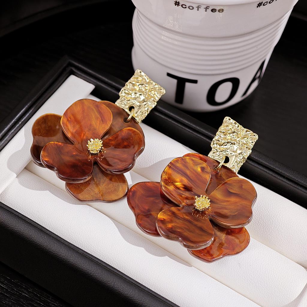 Цветочные, Высококачественные, Милые, Модные, Праздничные Женские Серьги