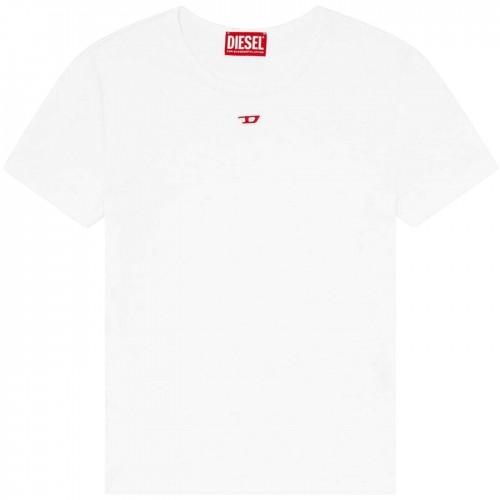 Diesel Womens/Ladies Ele Logo Cropped Slim T-Shirt