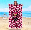 Cute Hysteric Mini Beach Towel Microfiber Towels Bathroom Playa Baby Travel Sauna Swimming Pool Spa For Home Bath Quick Drying