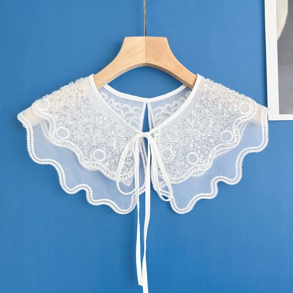 Double Fake Collar Fake Collar Front Placket Collar Fashion Dingzhu Shawl Collar