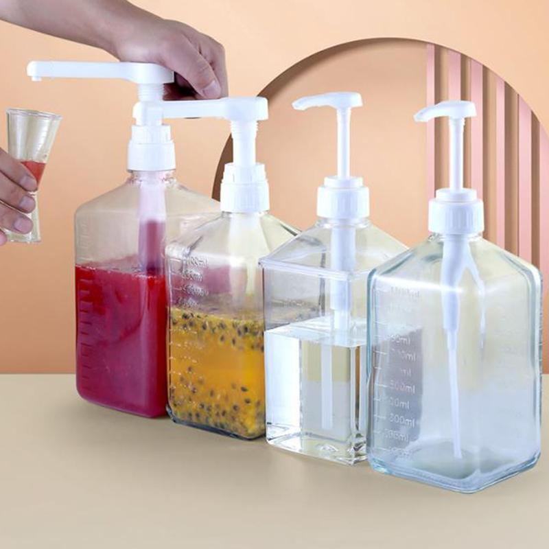 Диспенсер для кофейного сиропа на 1600 мл, многофункциональная бутылка для кетчупа с медовым соусом и помпой