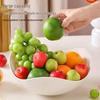 Пластиковый набор тарелок для фруктов и закусок, 5 шт., в кремовом цвете