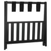 Luggage Rack Black 68 x 38 x 58 cm Bamboo