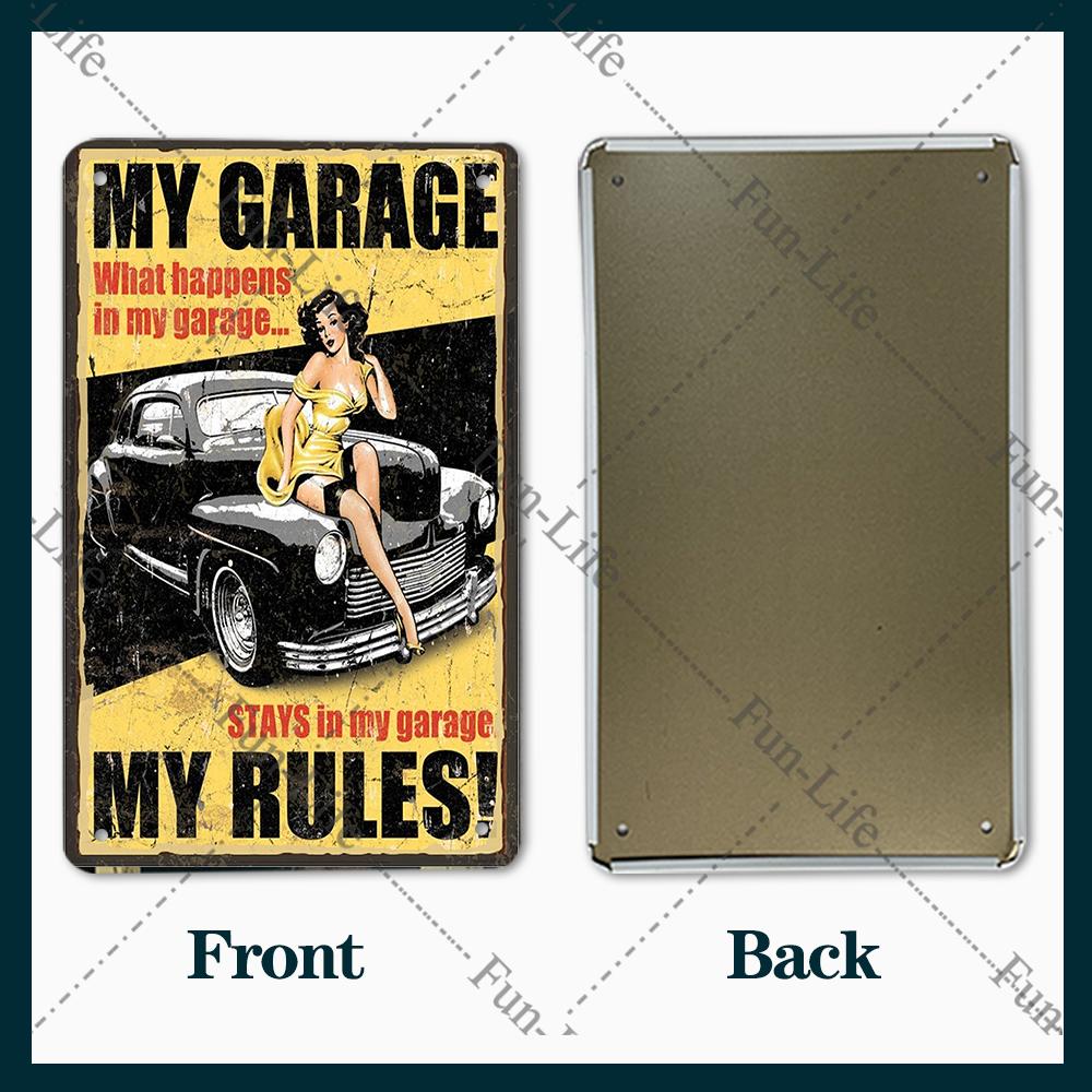 Classics Vintage Beautiful Girl Metal Plaque Retro Tin Sign Garage Iron Painting Bar Club Art Home Wall Decor Poster 20x30cm