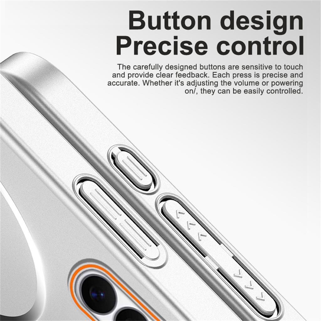 Металлическая матовая краска для чехла телефона с магнитом Magsafe для Samsung S26 Ultra S25 Edge S24 FE S23 S22 Plus A56 A55 Защитная крышка