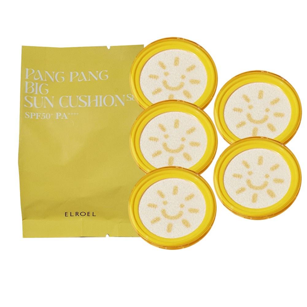 Eloel Sun Cushion Season 8 Pangpang Big Smile Sun Cushion Refill 25gx5/b, 25g, 5 Pieces