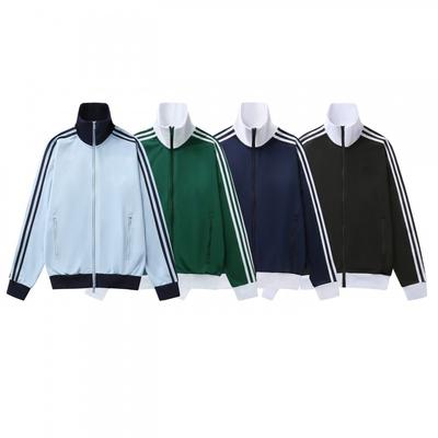 Унисекс Хлопковая Куртка на Молнии Повседневная Свободного Кроя Streetwear Осень Подростки Взрослые
