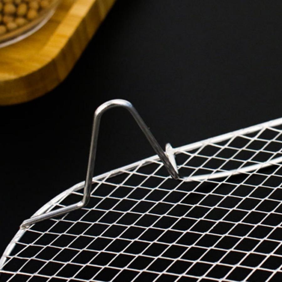 Stainless Steel Air Fryer Grill, Square Air Fryer Baking Rack, Kitchen Household Air Fryer Baking Net, Kitchen Appliance Parts