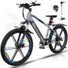 COLORWAY BK7S Adult City Cummuting Electric Bicycle 36V 12Ah Battery 250W Motor Carbon Steel Electric Bike 26 Inch Off-Road E-Mountain Bike