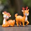 1 Set Deer Miniature Figurines | Decorative Showpiece | Gift for Him/Her, Mother's Day, Home, Bedroom, Living Room, Office, Table,