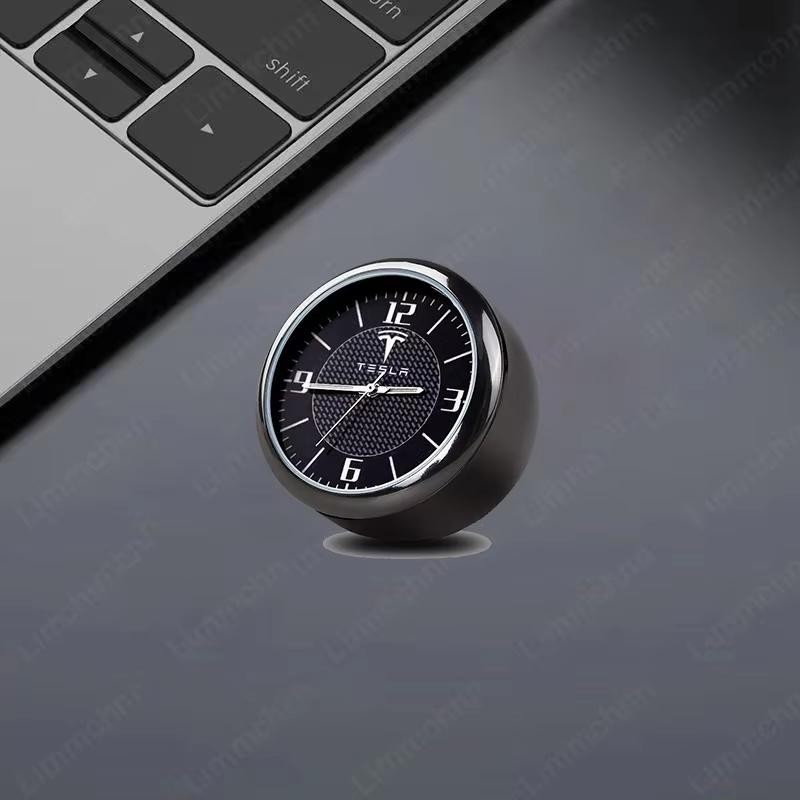 AAAIK1 Car Decoration Quartz Luminous Clock Watch For Tesla Model 3 Model S Model X Model Y Decorative Clock Car Interior Accessories