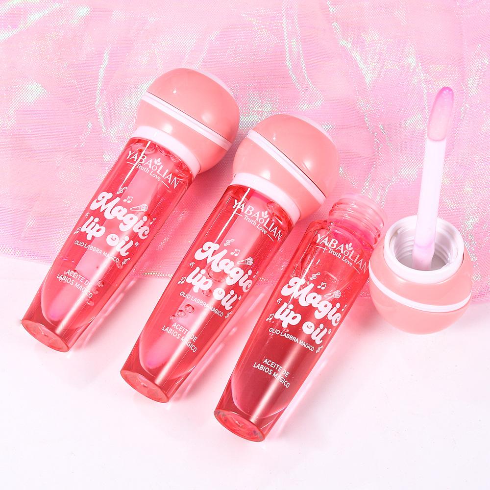 Розовый Теплоизменяющийся Блеск для Губ Сексуальный Насыщенный Цвет Кристальный Жидкий Водостойкий Увлажняющий Макияж для Губ