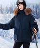 Women's Autumn and Winter Coat Hooded Fur Collar Thickened Loose Windproof Short Women's Jacket