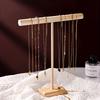 Jewelry Storage Display Rack Solid Wood Bracelet Necklace Watch Multifunctional Storage Display Rack Store Counter Display