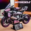 BMW Motorcycle Technic Building Blocks Toy - M000RR. Compatible with Lego, Educational Assembly Gift for Boys & Girls.