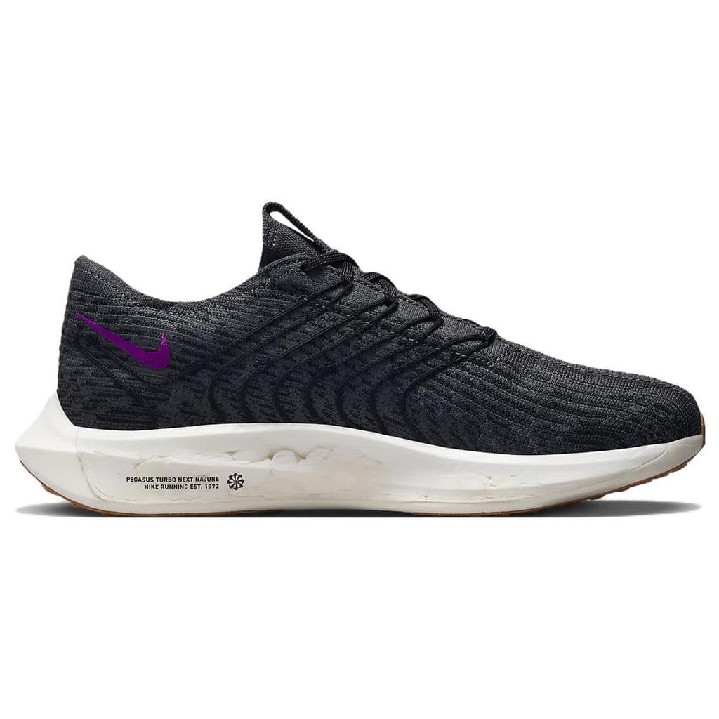 Nike Pegasus Turbo Next Nature Черные Яркие Фиолетовые Мужские Кроссовки Антрацит DM3413-003
