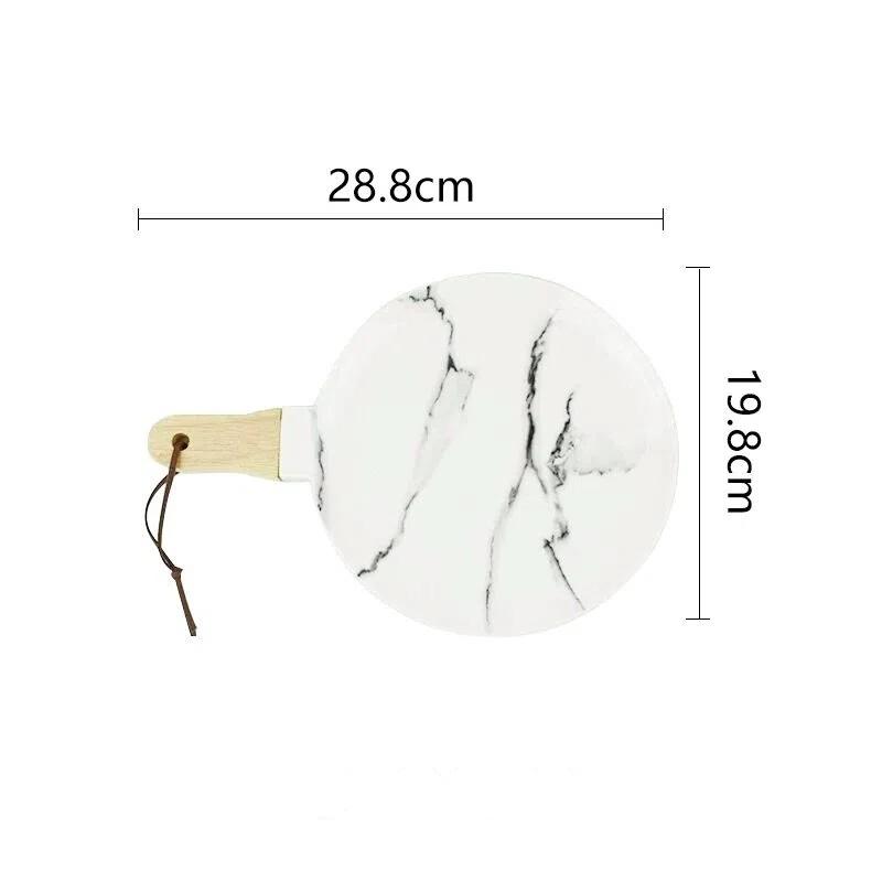 Скандинавский набор керамических мисок под мрамор – Фарфоровая посуда для завтрака, риса, лапши, супа