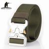 Мужской холщовый военный тактический ремень